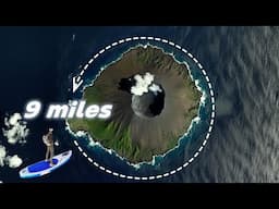 9 Mile Solo SUP Around Volcano (Stromboli) | Stop in Remote Village of Ginostra