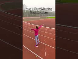 Magic early morning track sessions #marathontraining #fitness #motivation #power