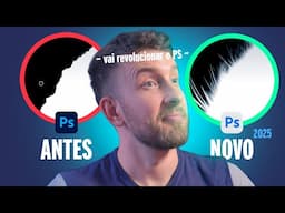 Novo Recurso de RECORTE e SELEÇÃO do PHOTOSHOP em 2025 | Ficou ABSURDO, que evolução!