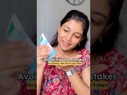 Avoid these 9 Mistakes ❌ For Clear , Glowing Skin in 7 Days ✨ #shorts #youtubeshorts #trending #skin
