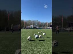 Which Ajax youth players hit the football?