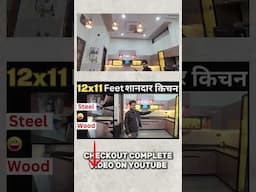 Modular Kitchen design with Price l Stainless Steel l