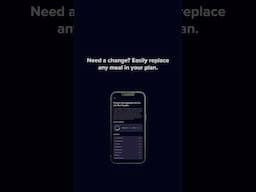 Swap out any meal you don't like #thepivotapp