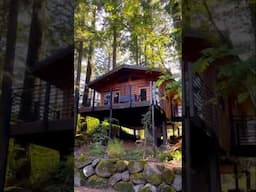 Best hotel in the Columbia River Gorge 😍 Skamania Lodge tree house + resort! #travel #hotel