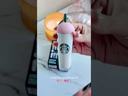Round 2…NEED THE RARE PINK ONE! Starbucks blind box keychains #blindbox