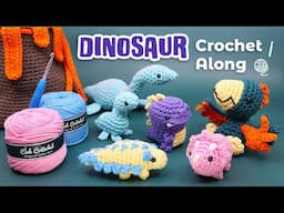 Dinosaur Crochet Along! - Amigurumi Livestream Crochet Along