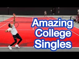 High Level College Singles Point Analysis (Win More Tennis Matches)