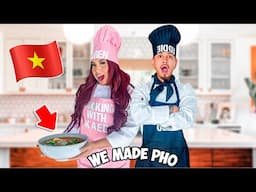 COOKING W/ KAED *MAKING PHO*