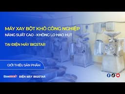 MÁY XAY BỘT KHÔ CÔNG NGHIỆP - NĂNG SUẤT CAO - KHÔNG LO HAO HỤT