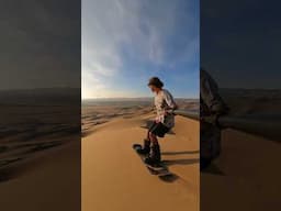Sandboarding the Dunes of Chile 🎬 Franco Diaz Rubilar #Shorts #Sandboarding
