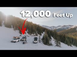 Camping at 12,000 Feet! Our Final Snowy Trip of the Season | Toyota Overland Adventure