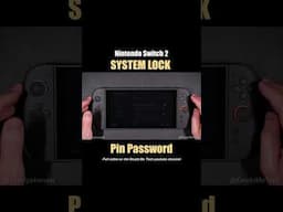 System Lock Nintendo Switch 2 [ How to Set a Pin Password ]