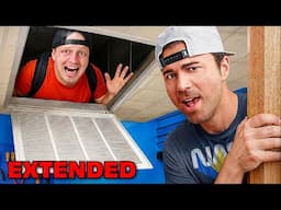 SNEAKING IN Mark Rober's Secret Lab! - EXTENDED