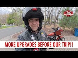More Motorcycle Upgrades Before our Big Trip! Thrashin Foot Controls!