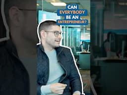 Can everybody be an entrepreneur? #companyculture