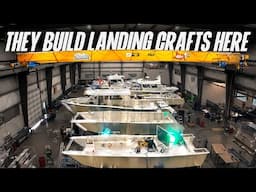 Inside the ADVANCED Boat Building Factory at Munson Boats