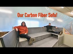 We Built a Carbon Fiber Sofa For Our 50ft Sailboat - Ep. 435 RAN Sailing