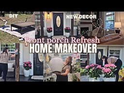HOME MAKEOVER BUDGET FRIENDLY ! | Decorating my small home  | porch makeover
