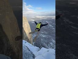 Canadian BASE jump🇨🇦 #basejump #canada
