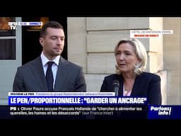 Marine Le Pen : "Chaque Français doit être représenté à l'Assemblée nationale."