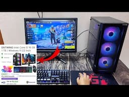 Best PC under ₹15000 flipkart amazon | core i5 16gb budget gaming entwino dzab roinx PC free fire