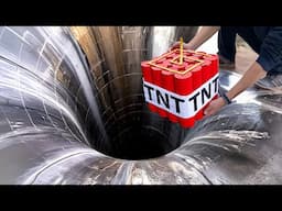 EXPERIMENT: Different Things In Very Deep Hole And Experiments With R/C Cars