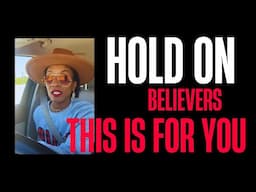 Hold On Don't Give Up | God Wants The Glory For This Story | It Will Be Good