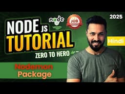 Node JS Tutorial in Hindi #9 Nodemon Package Explained