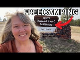 Beautiful FREE Camping in Montana! - Red Shale Campground Tour