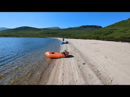 #381 Camping On A REMOTE Loch Beach | Hike & Pack Raft to Loch Neldricken.