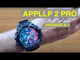 LOKMAT APPLLP 2 PRO Round AMOLED Android 8.1 Dual Cams 4GB/64GB 4G Smartwatch: Unboxing & 1st Look