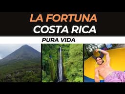 Costa Rica Vlog Part 4: La Fortuna | La Fortuna Waterfall, Arenal Volcano, and Hot springs