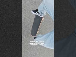 POV Heelflip in Slow Motion 🎥💨 #heelflip #skateboarding #skate #skatetricks  #skateboardingtrick