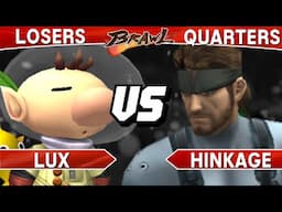 Smash Brawl - Lux (Olimar) vs Hinkage (Snake) - SS9 Blue Losers Quarters