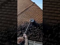 Incredible Mossy Roof Clean Restoration #satisfying #cleaning #pressurewashing #specialist #cleaning