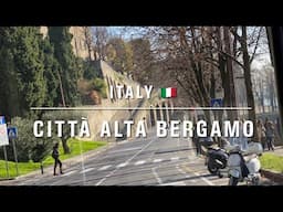ITALY - CITTÀ ALTA BERGAMO 🇮🇹Hilltop medieval town, surrounded by 16th-century defensive walls