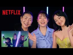 The Cast of Kpop Demon Hunters Tries Korean Snacks | Netflix