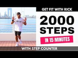 2000 Steps Walking Workout | Chart Hits 2025 | 15 Minutes