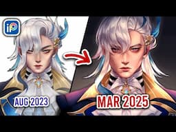 REDRAWING MY OLD ART TO BE MORE REALISTIC! | Semi-realistic Drawing