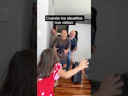 Cuando los abuelitos nos visitan #abuelos #mexico #familia #shorts