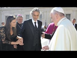 Andrea Bocelli And His Family About Pope Francis Contribution In ABF