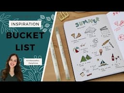 Creating a Summer Bucket List
