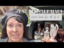 Filled My Car With Vintage Home Decor Treasures At This Estate Sale! So Good I Went Back Twice.