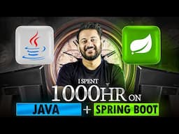 I spent 1000hr on java + spring boot | so you don't have to