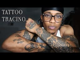 My FIRST Tattoo Tracing ASMR 😈 | Visual Body Triggers