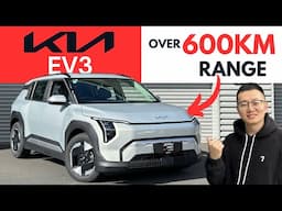 NEW Kia EV3 Light LR - New Zealand Review | Detailed Walkaround - 605km for $62k!