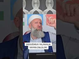 ERDOĞAN'A YALAKALIK YAPAN ÜNLÜLER! HÜSEYİN ÇEVİK