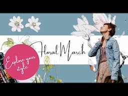 Explore your sketching style during Floral March | Ink and wash floral drawing challenge