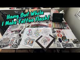 Making Tattoo Flash | Live Tattoo Artist Q&A