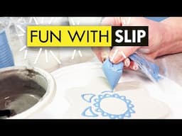 FUN with AIR DRY CLAY - piping clay - easy - beginners